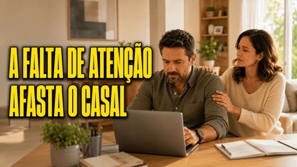 Falta de atenção no casamento afastando marido e esposa