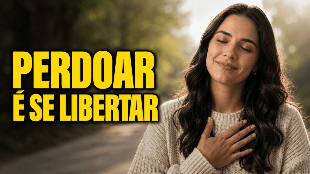 Mulher em paz simbolizando liberdade emocional após decidir perdoar